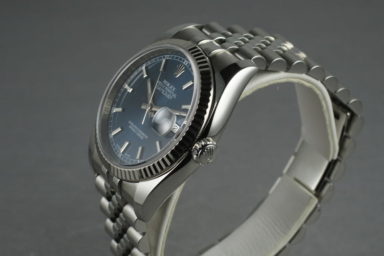 2006 Rolex Modern Datejust 116234 with Navy Blue Dial