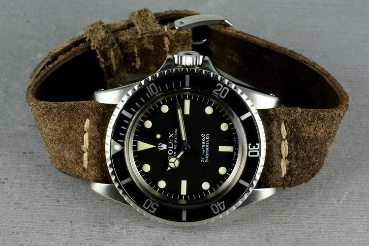 Rolex Submariner Dial 5513 Meters first on Strap