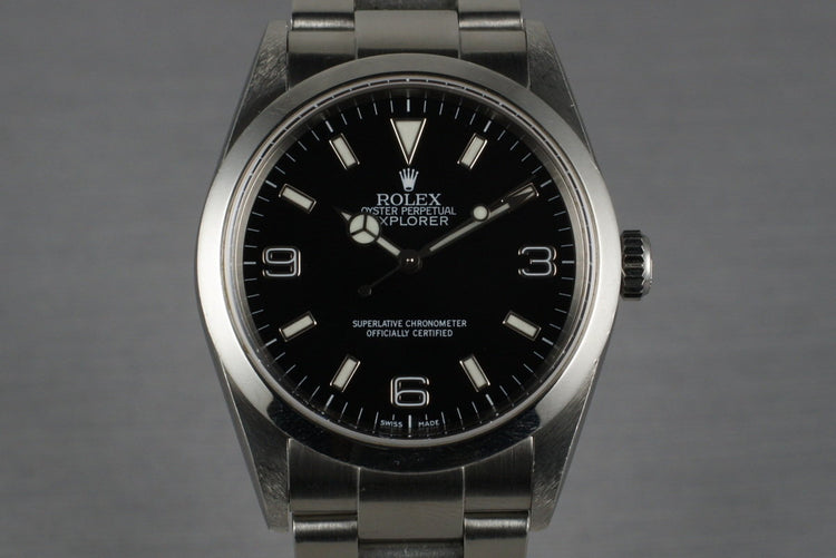2000 Rolex Explorer 114270 with Box and Papers