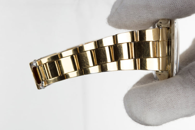 1971 Rolex 14K Gold Shell Date 1550 with Mosaic Dial