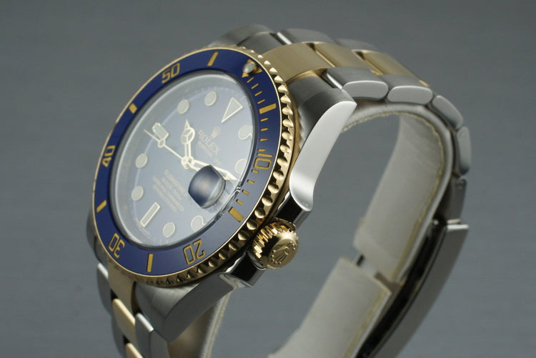 2009 Rolex 18K/SS Submariner 116613 with Box and Papers