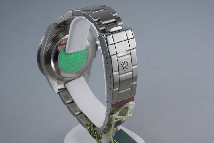 2004 Rolex Green Submariner 16610LV Mark I with Box and Papers MINT