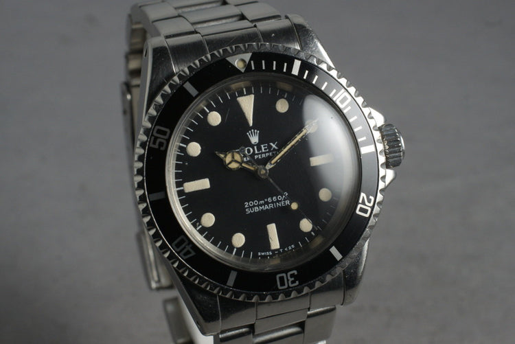1967 Rolex Submariner 5513 Meters First
