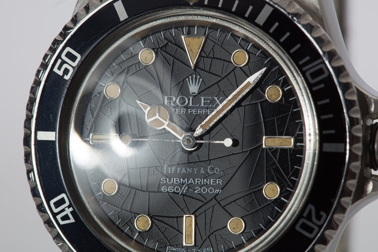 1985 Rolex Submariner 5513 Tiffany & Co Creamy lume Spider Dial