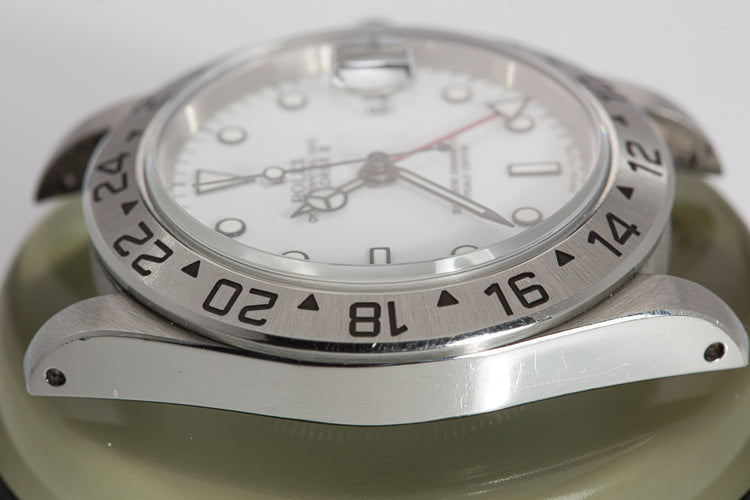 1993 Rolex Explorer II White Tritium Dial Box, Papers & Booklet