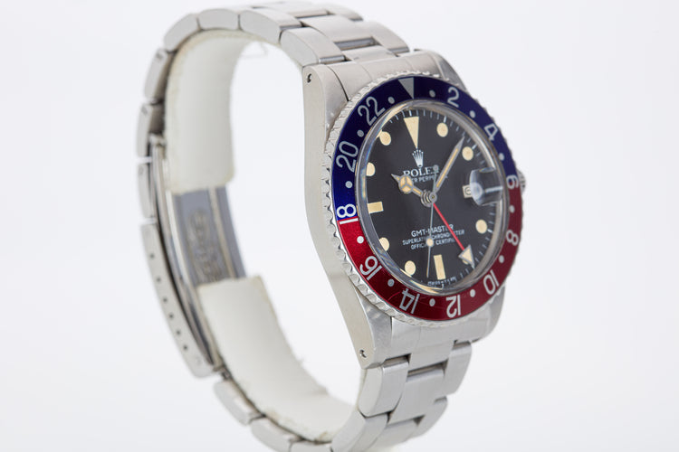 1979 Rolex GMT Master 16750 Creamy Matte Dial
