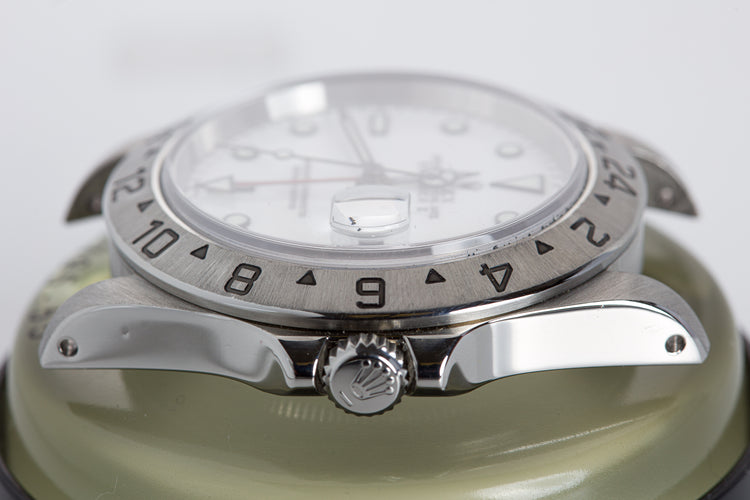 1999 Rolex Explorer II 16570 Polar Dial Box, Papers & Booklet