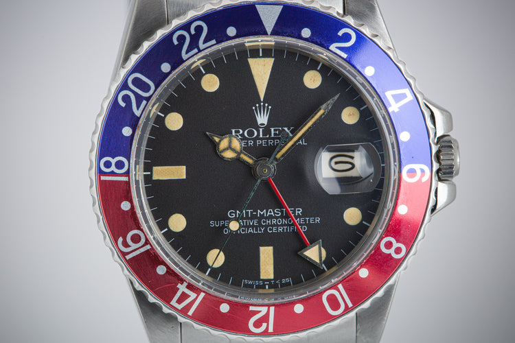 1979 Rolex GMT Master 16750 Creamy Matte Dial
