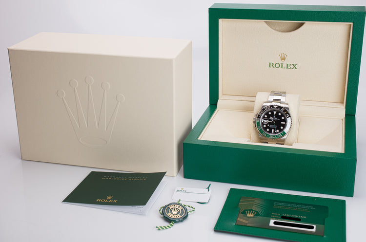 2023 ROLEX 126720VTNR "SPRITE" GMT Master II Box, Card, Booklet & Hangtag