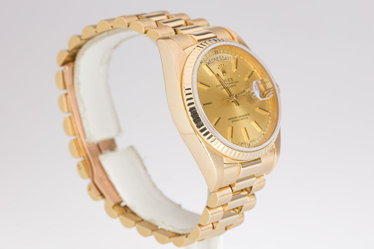1978 Rolex Day-Date 18038 Champagne Dial