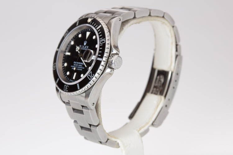 1995 Rolex 16610 Tritium Lume & Hands Submariner