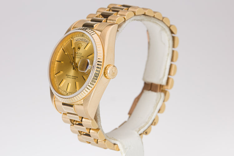 1978 Rolex Day-Date 18038 Champagne Dial