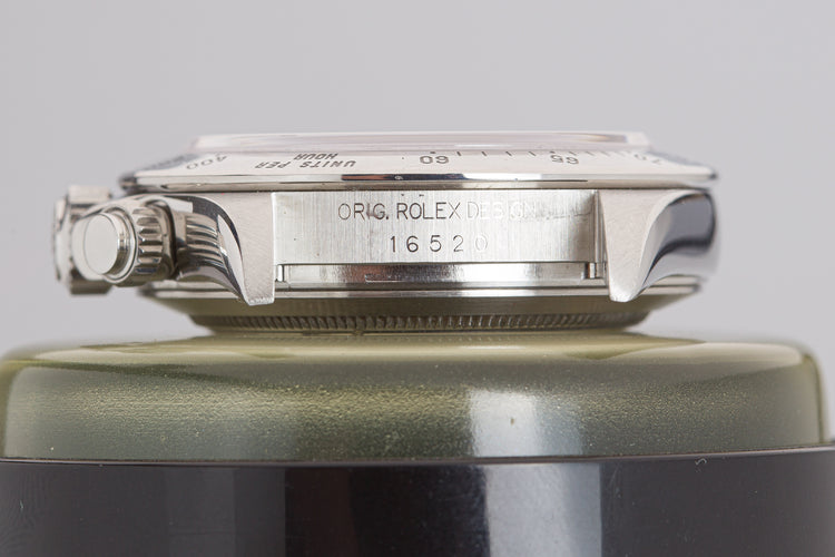 1999 Rolex Daytona 16520 White Dial Box, Papers, Booklets & Hangtag,Chronotag