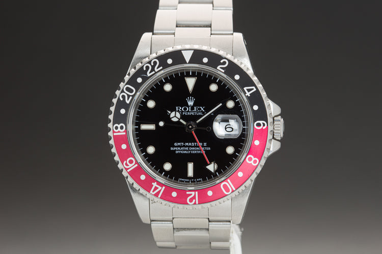 1997 Rolex GMT Master 16710 Tritinova Dial Coke Bezel