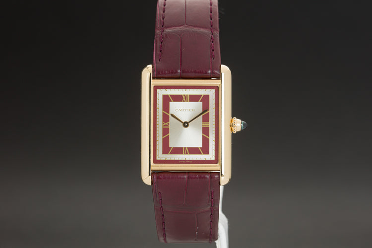 2022 Tank LC 18k Yellow Gold WGTA0059 Box, Card & Receipt