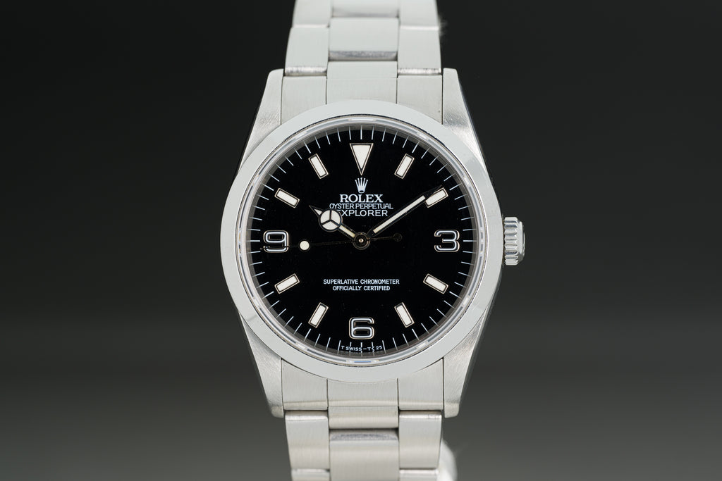 1997 Rolex Unpolished 14270 Explorer Tritium Dial