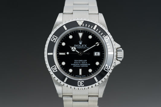1999 Rolex 16600 Sea-Dweller Box Full Set