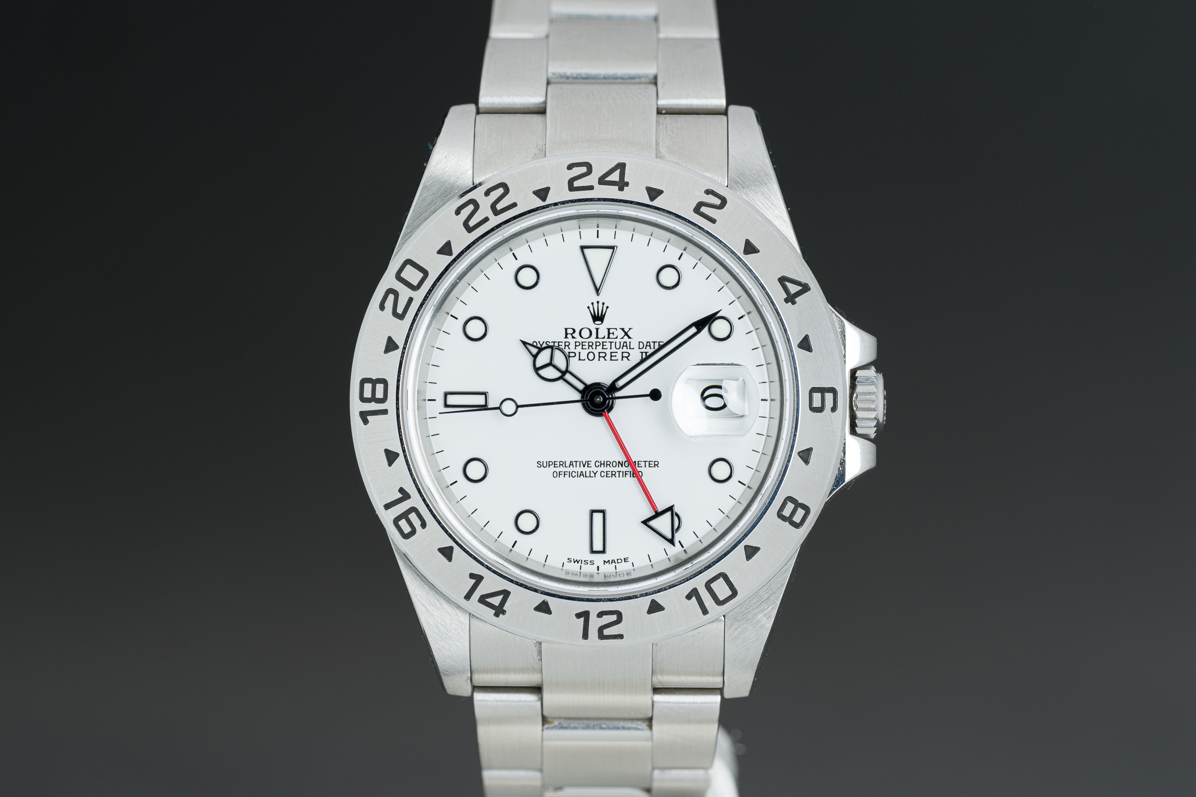 2003 Rolex 16570 Explorer II Polar Dial