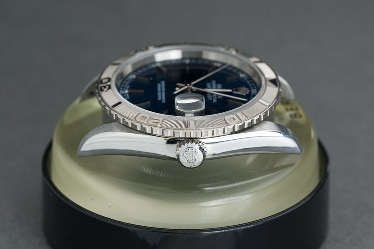 2000 Rolex 16264 Blue Dial Turn-o-graph Datejust