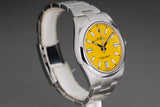 2022 Rolex OP 124300 Yellow Dial 41mm Box, Card, Booklets Hangtags