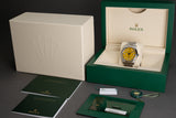 2022 Rolex OP 124300 Yellow Dial 41mm Box, Card, Booklets Hangtags