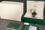 2018 Rolex 126710BLRO GMT Master II Pepsi Bezel Jubilee Bracelet Box, Card, Tags