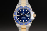 2023 Rolex 18K/SS Submariner 126613LB Blue Dial Box, Card, Booklets & Hangtags