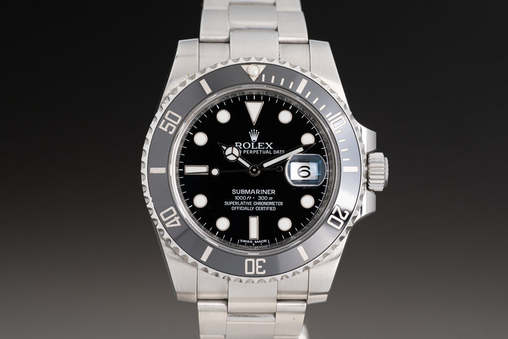 A Rolex Submariner Oyster Perpetual Date, Men Watch. Box And Coa Auction