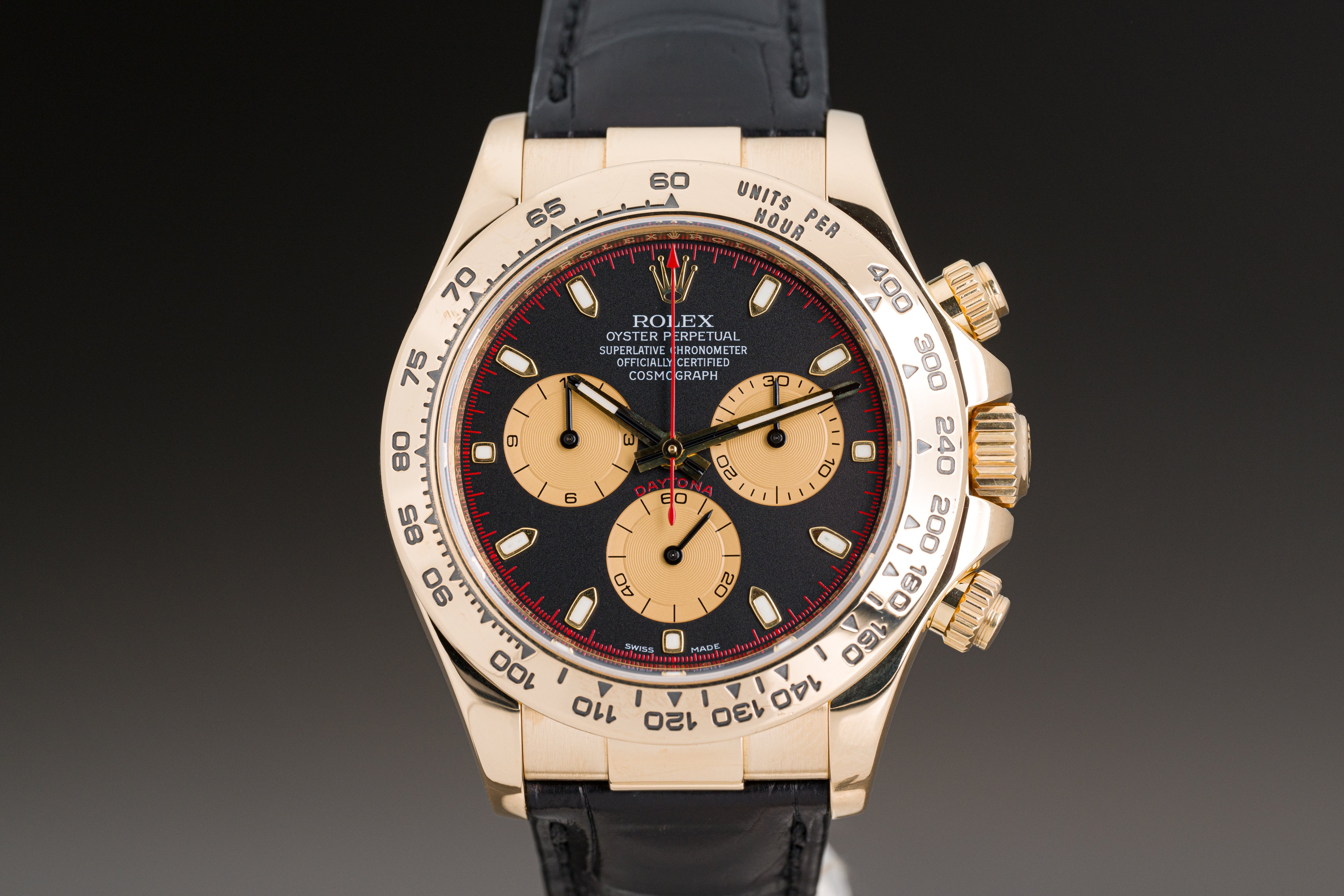 HQ Milton Rolex 18K Daytona 116518