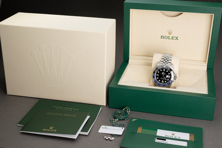 2019 Rolex GMT-Master II 126710BLNR Batgirl Full Set