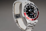 2005 Rolex 16710 GMT Master II Black & Red Bezel Insert