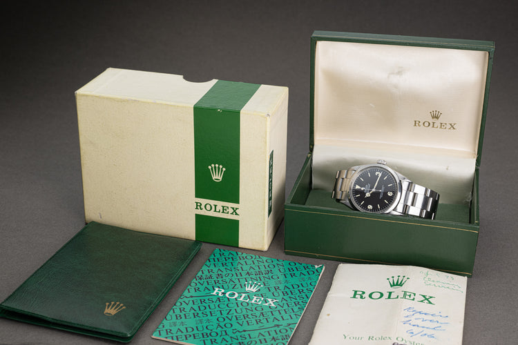 1967 Rolex 1016 Explorer Mk 1 Dial with Box, Booklet & Papers