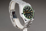 2009 Rolex Milgauss 116400V Green Crystal with Box, Card, Booklets & Hang Tags