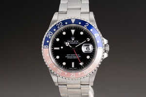 2000 Rolex GMT-Master II 16710 Faded Pepsi Insert with Box & Papers