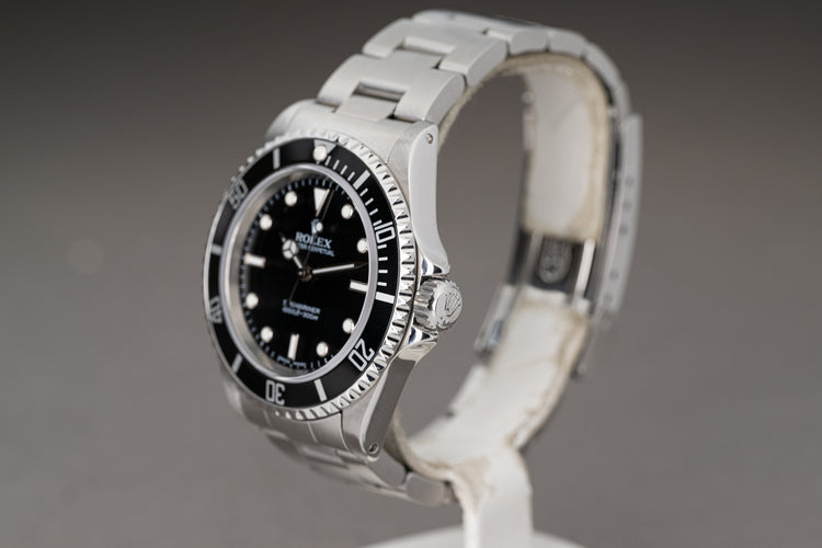 2000 Rolex Submariner 14060 No Date 2 Liner