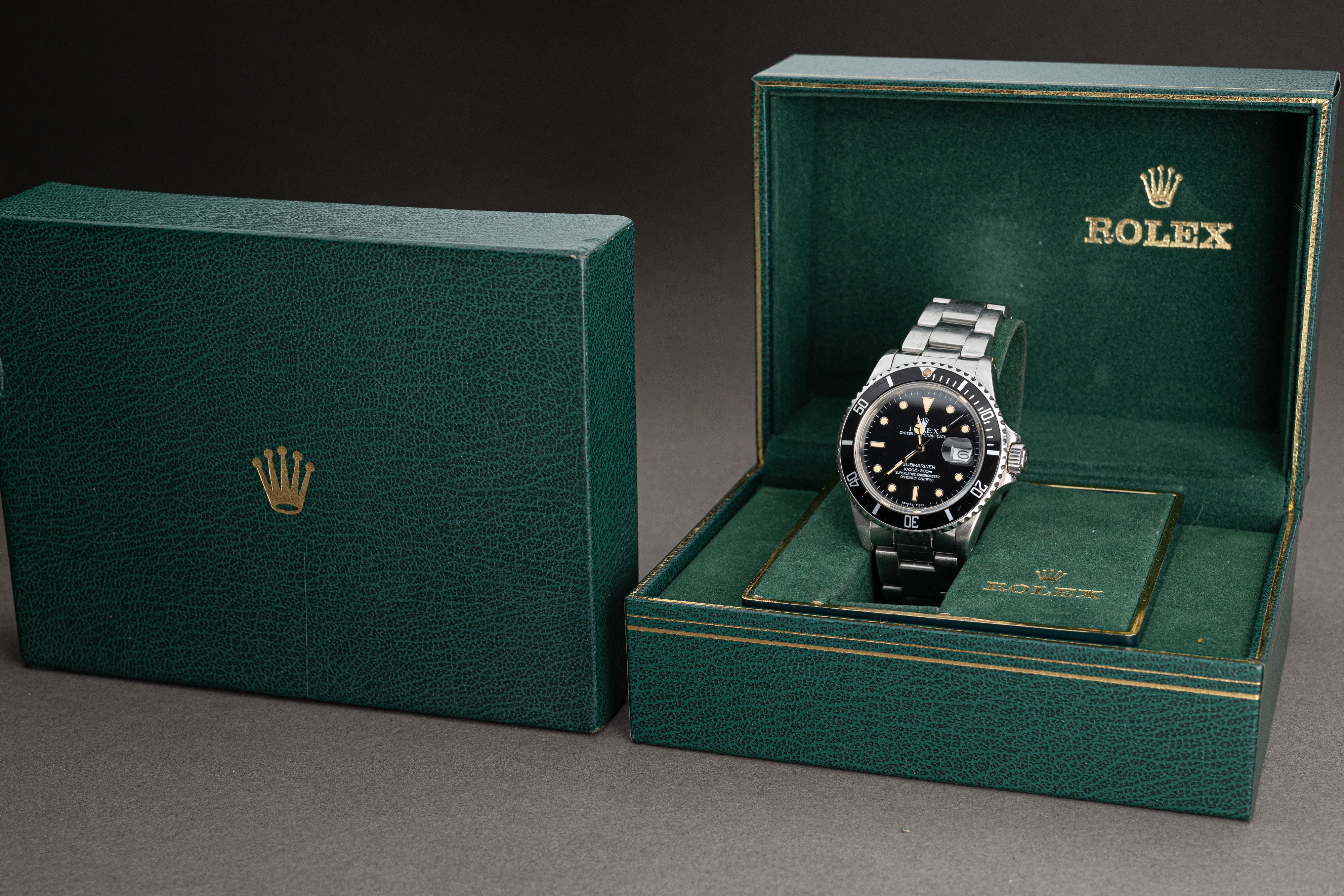 Rolex submariner on clearance hand