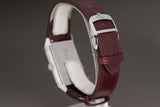 2022 JLC Reverso Tribute Burgundy Dial Model Q397846J Full Set