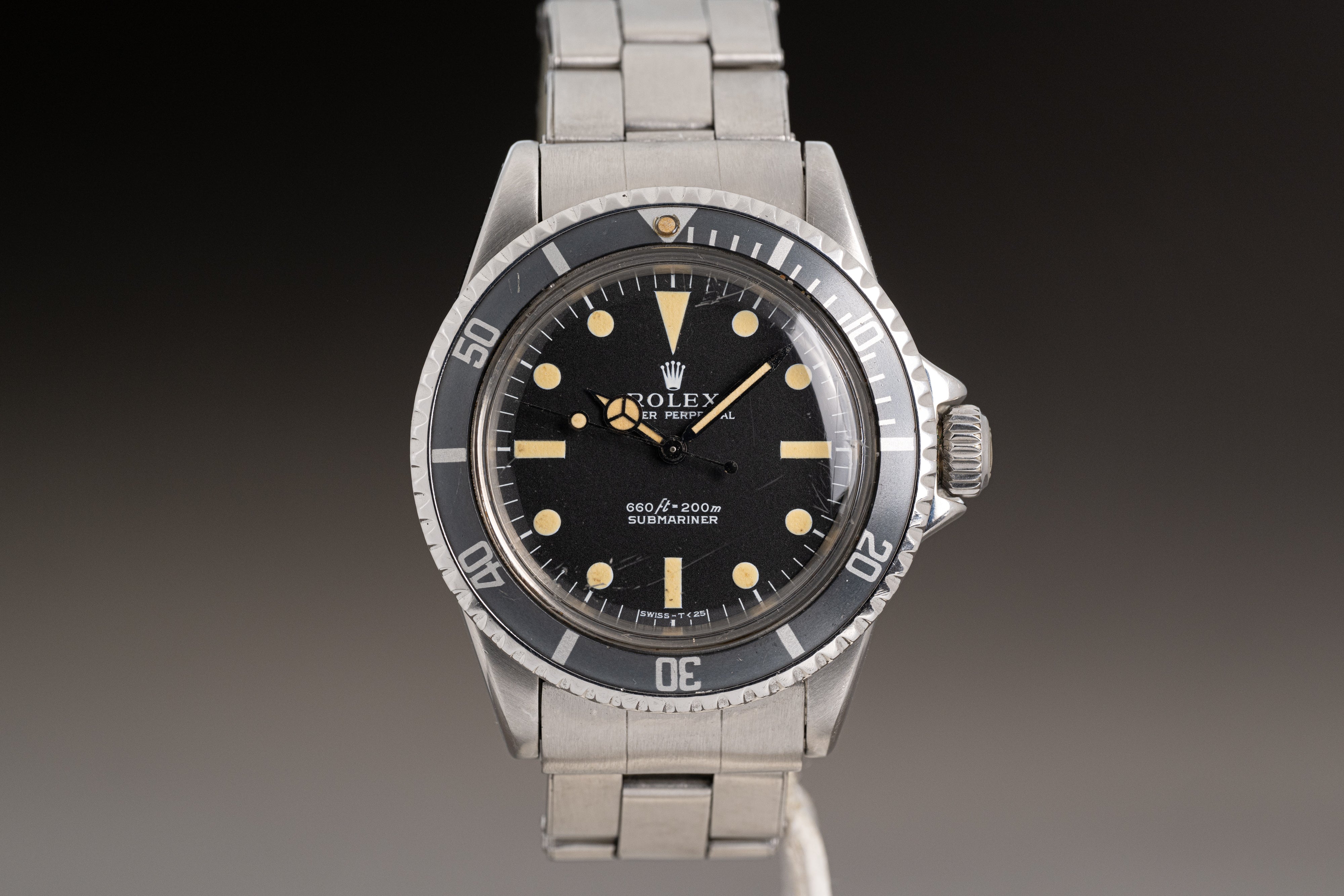 HQ Milton 1973 Rolex 5513 Submariner Creamy Lume Hands All