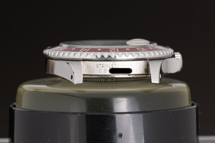 1990 Rolex 16700 Red/Black GMT Master Tritium Hands & Lume Plots