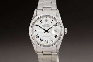 1982 Rolex 16000 White Roman 