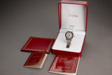 1995 Quartz Cartier Santos de Cartier Model 187902 Box, Booklet & Certificate