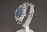 1971 Rolex Datejust 1601 Blue Dial Creamy Tritium Markers Jubilee Bracelet