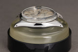 1978 Rolex 36mm Datejust Model 16014 Gray Linen Swiss only Dial Jubilee Bracelet