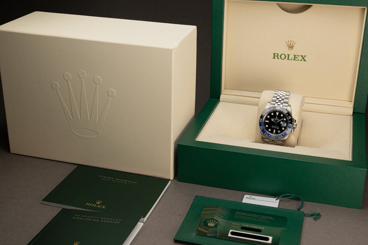 2022 Rolex "BatGirl" 126710BLNR Jubilee Bracelet with Box, Card, Wallet, Booklets & Hangtag