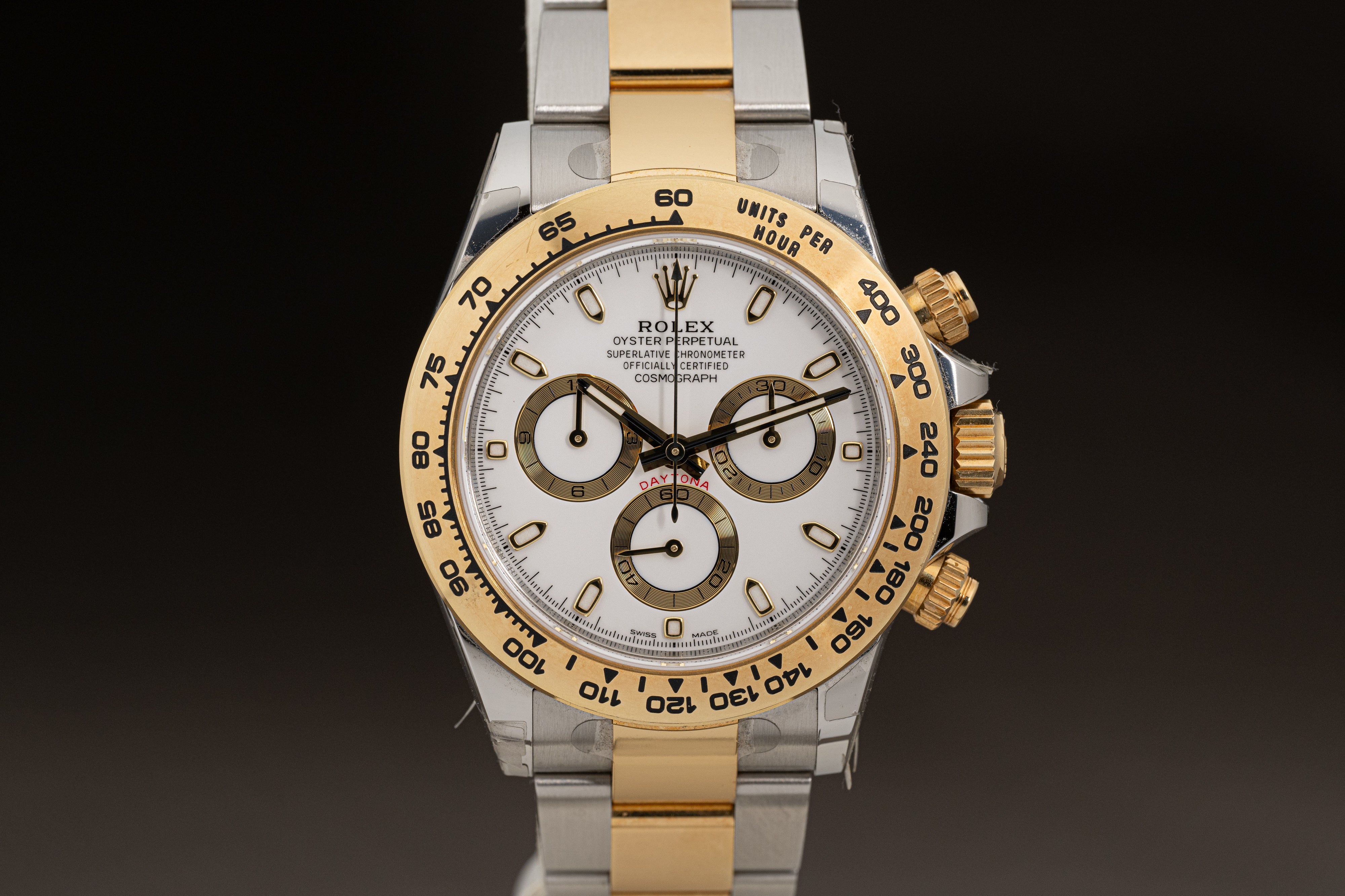 GARAGE WALLET “JUST REAL” HQ Milton - 2021 Rolex Daytona 18k/St Model 116503 Box, Card, Hang