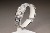 Cartier Tank Francaise Automatic Model 3751 Blue Cabochon Crown