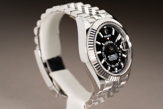 2024 Rolex Sky-Dweller 336934 Black Dial Jubilee Bracelet Box, Card, Hangtags, Booklets & Chronotag