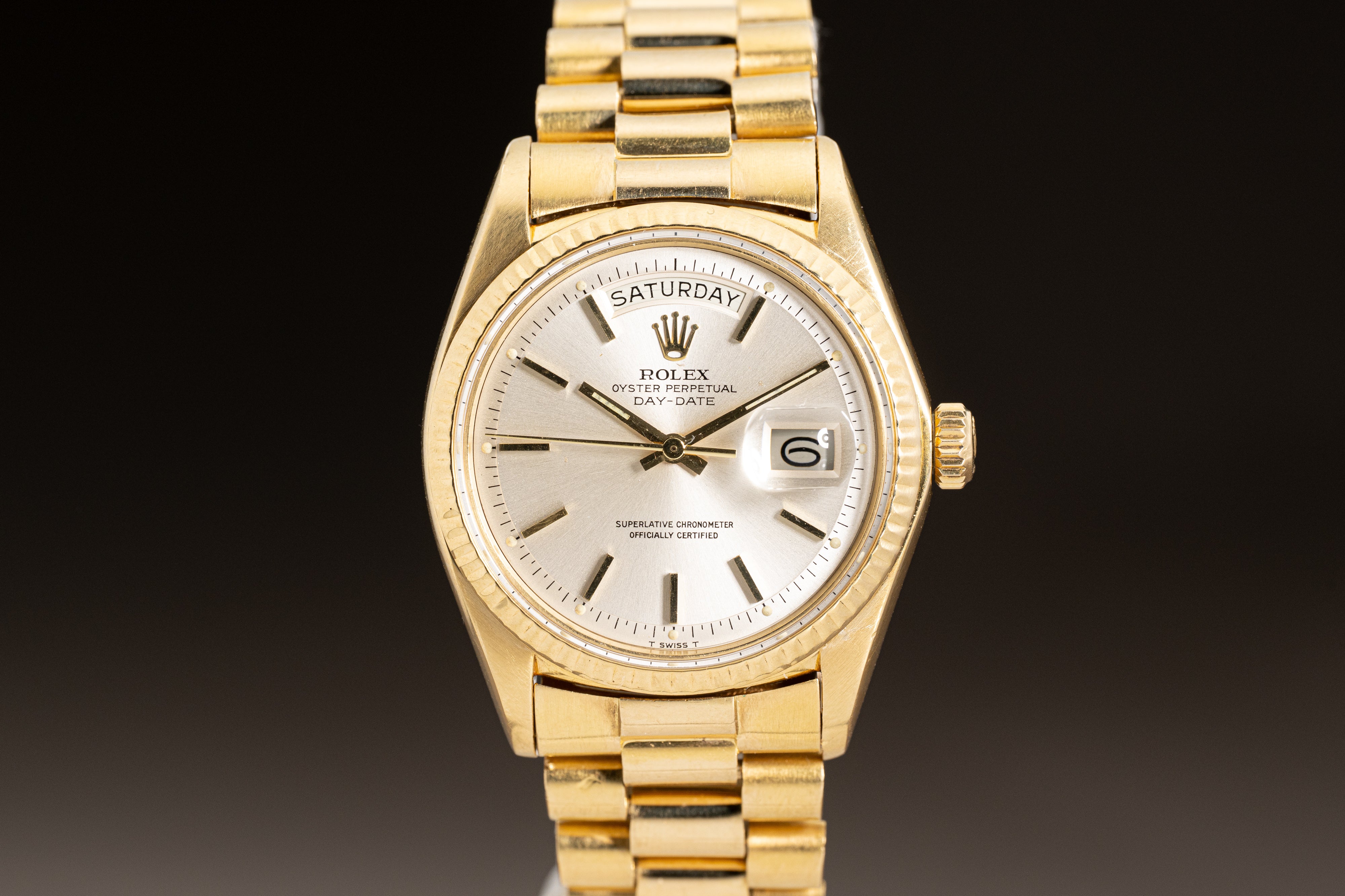 HQ Milton - 1964 Rolex 1803 Day-Date Pie Pan Silver Dial w