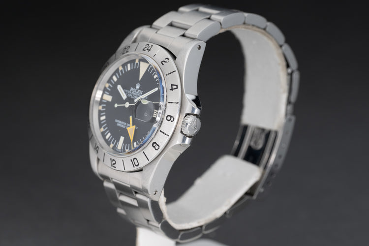 1977 Rolex Explorer II 1655 Orange Hand Rail Dial