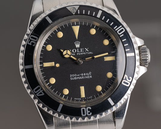 1967 Rolex Submariner 5513 Meters 1st Dial Creamy lume & hands  Service papers